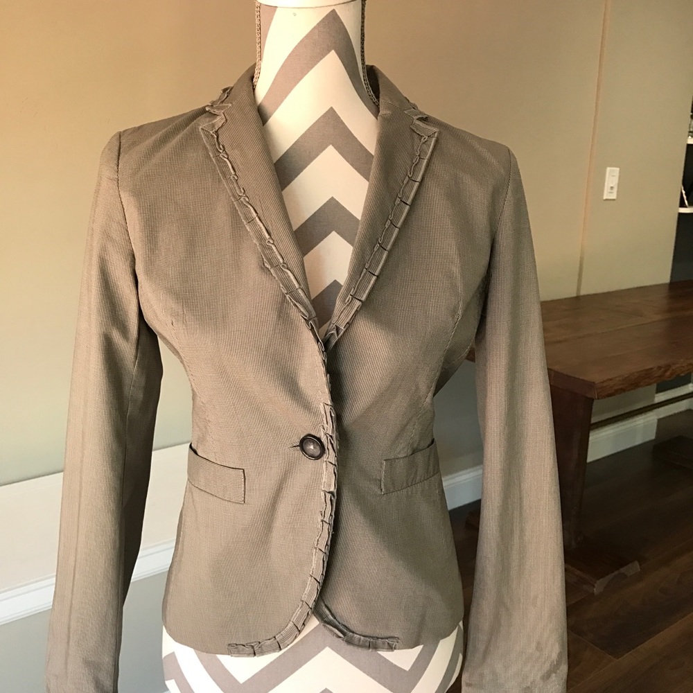 Banana Republic Grey Patchwork Jacket - image 2
